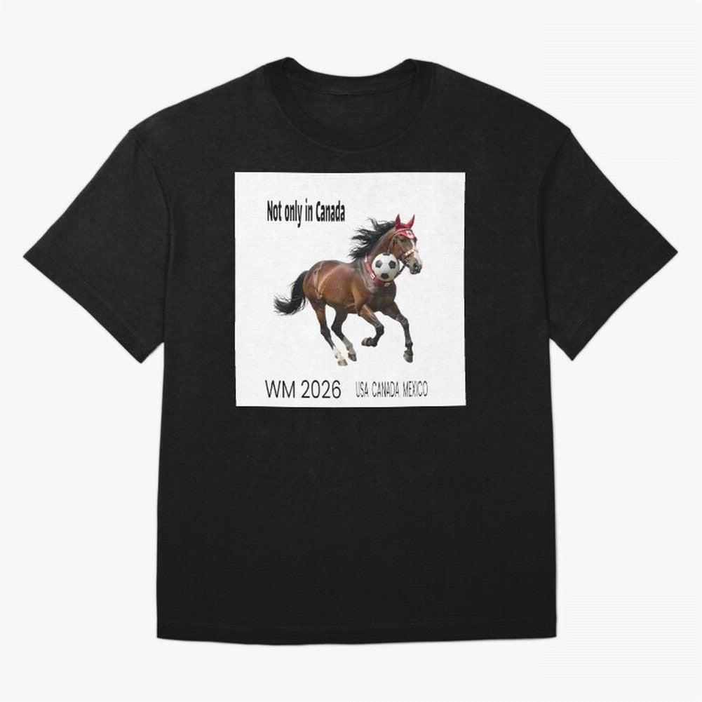 Canadian Horse World Championships 2026 in USA, Canada, Mexico Classic T-Shirt Spotlight Global Football Passion for FIFA World Cup 2026 Group Stage, Featuring Haaland and Mbappe, Portugal, Spain and Germany, Football Passion, Legendary