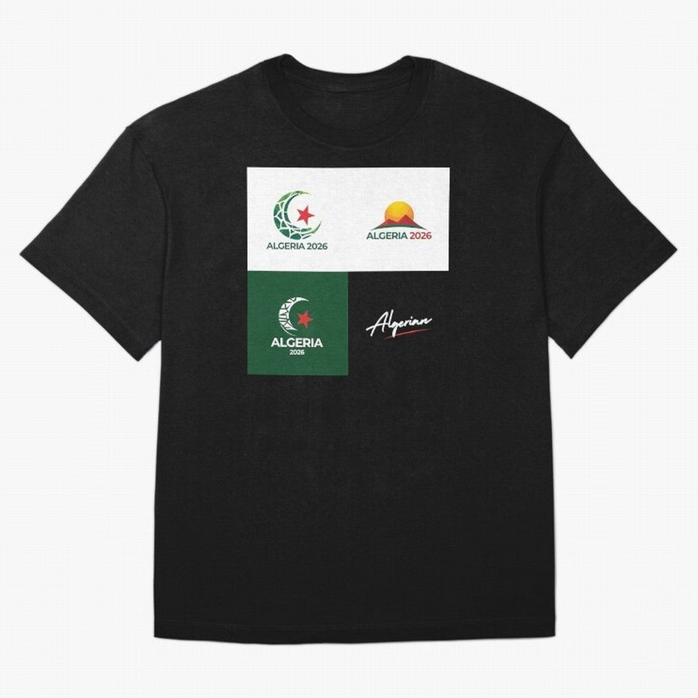 Algeria WC 2026 Classic T-Shirt Bring Bold Fan Energy to FIFA World Cup 2026 Group Stage for Fans of Messi and England, Bringing Tournament Hype, Historic Matchups, Family Viewing Parties and Global Sports Pride; Perfect for Fans, Collectors,