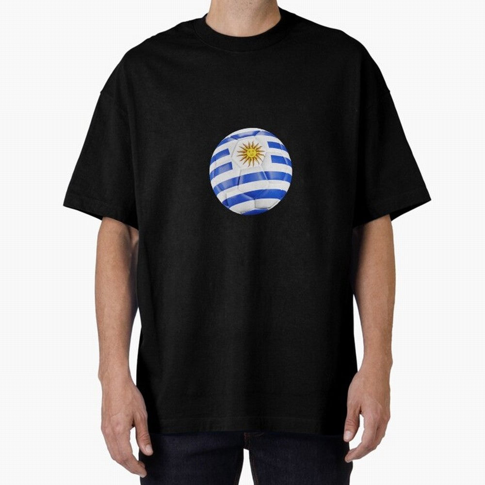 Uruguay Ball Classic T-Shirt Relive Legendary Nights from FIFA World Cup 2026 Group Stage Spirit, Centered on Brazil, Portugal and Argentina, Messi and Cristiano Ronaldo, Championship Spirit, Famous Goals, Roaring Crowds and International Football