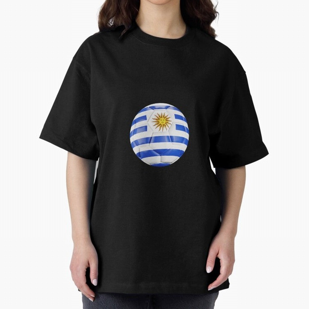 Uruguay Ball Classic T-Shirt Relive Legendary Nights from FIFA World Cup 2026 Group Stage Spirit, Centered on Brazil, Portugal and Argentina, Messi and Cristiano Ronaldo, Championship Spirit, Famous Goals, Roaring Crowds and International Football