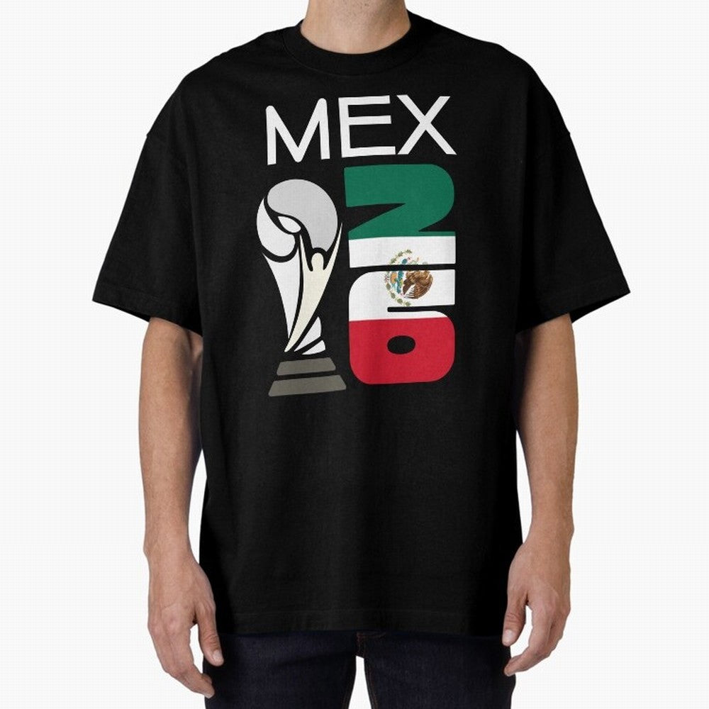 Mexico 2026 Soccer World Cup Trophy Mexican Flag Design Classic T-Shirt Celebrate Football Dreams Across FIFA World Cup 2026 USA Canada Mexico Inspired by Mbappe, England, France and Netherlands Energy, Supporter Pride, Iconic Celebrations,