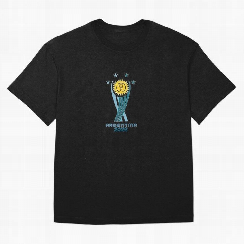 Argentina 2026 Football World Cup Emblem T-Shirt Classic T-Shirt Remember Iconic Moments from FIFA World Cup 2026 USA Canada Mexico Spirit, Featuring France and Portugal, Messi, Retro Football Energy, Iconic Rivalries, Trophy Chase Drama and