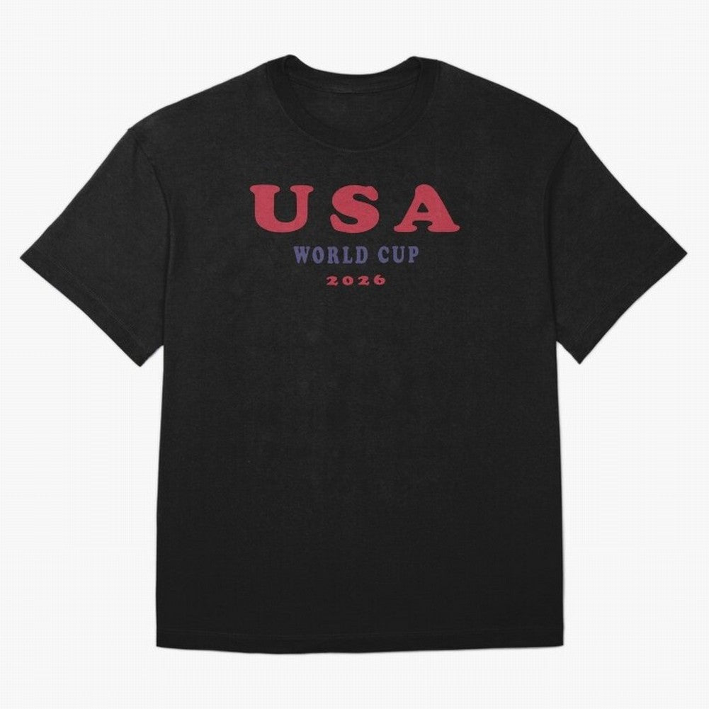 USA World Cup 2026 Soccer Fan Shirt | American Flag Football Retro Patriotic Design Classic T-Shirt Feel the Heartbeat of FIFA World Cup 2026 for Fans of Cristiano Ronaldo, Haaland and CR7 and Argentina, France and Brazil, Bringing Match Day