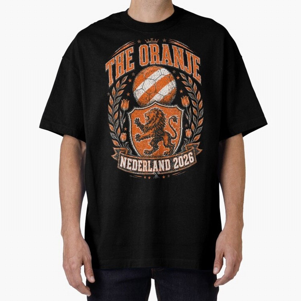 The Oranje Nederland 2026 World Cup Soccer T-Shirt Classic T-Shirt Bring World Football Passion into Global Football Passion for FIFA World Cup 2026, Celebrating CR7 and Messi, Argentina and Brazil, Football Passion, Legendary Performances,