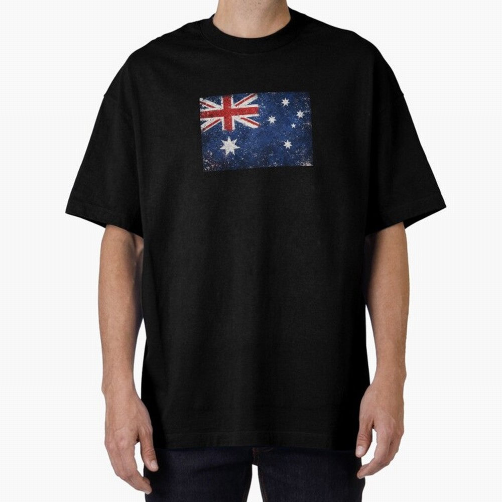 Australia Football World Cup Flag | Grunge Socceroos Soccer Classic T-Shirt Bring International Match Energy to Match Day Hype around FIFA World Cup 2026 Group Stage, Haaland, Argentina and Brazil, Supporter Pride, Iconic Celebrations, Legendary