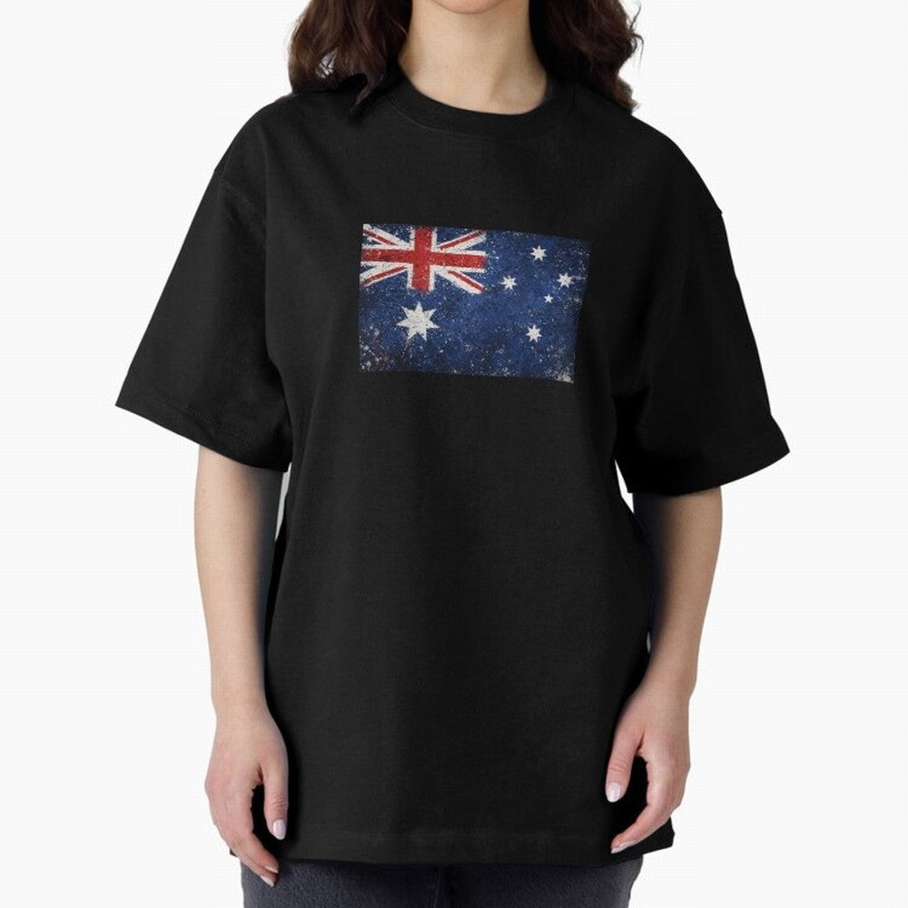 Australia Football World Cup Flag | Grunge Socceroos Soccer Classic T-Shirt Bring International Match Energy to Match Day Hype around FIFA World Cup 2026 Group Stage, Haaland, Argentina and Brazil, Supporter Pride, Iconic Celebrations, Legendary