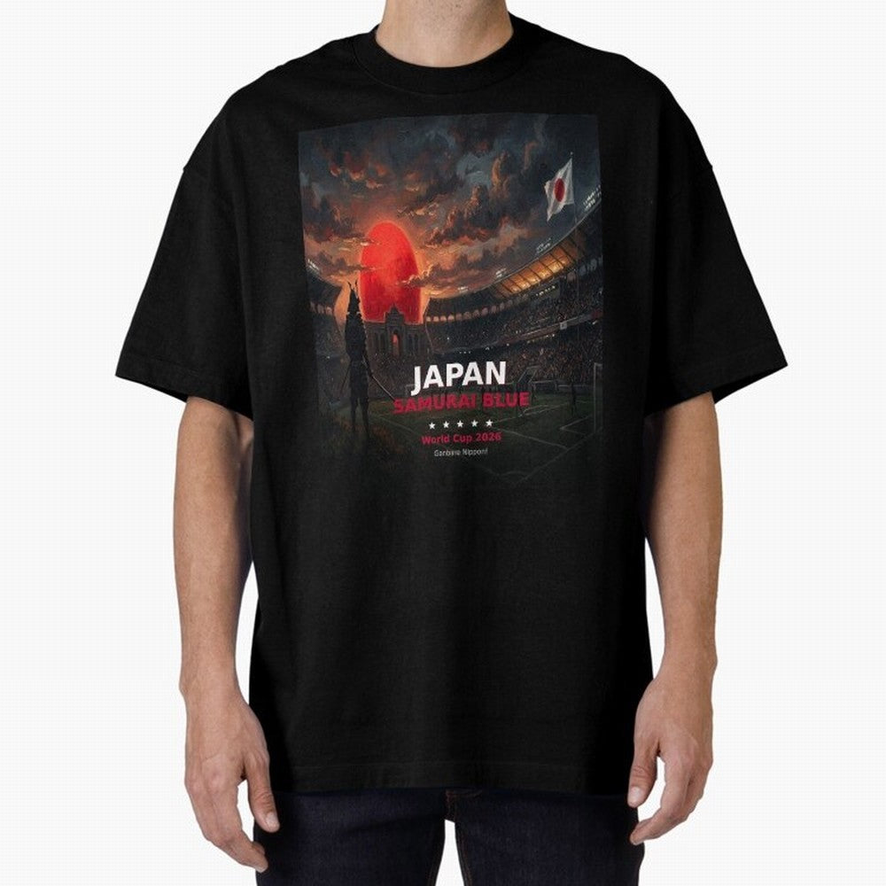 Japan Samurai Blue - World Cup 2026 Soccer Fan Tee Classic T-Shirt Back Your Heroes with Match Day Hype around FIFA World Cup 2026, Cristiano Ronaldo, Spain, Football History, Final Match Energy, Crowd Noise and Once in a Lifetime Moments; Perfect