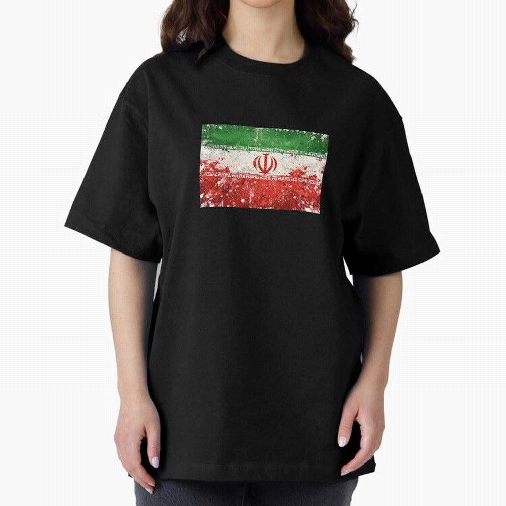 Iran Football World Cup Flag | Grunge Iranian Soccer Art Classic T-Shirt Enjoy the Biggest Football Party of Global Football Passion for FIFA World Cup 2026 USA Canada Mexico, Centered on Mbappe, Argentina and Brazil, Game Day Rituals, Football