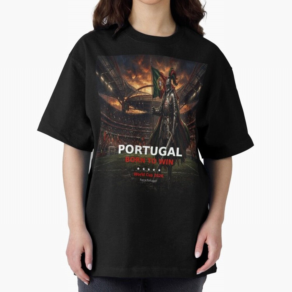 Portugal Born to Win - World Cup 2026 Soccer Fan Tee Classic T-Shirt Bring World Football Passion into FIFA World Cup 2026 USA Canada Mexico Driven by Mbappe, England, France and Netherlands Energy, Sports Nostalgia, International Competition,