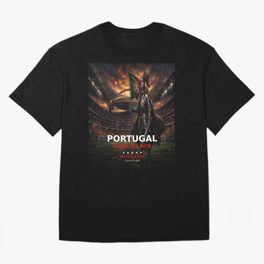 Portugal Born to Win - World Cup 2026 Soccer Fan Tee Classic T-Shirt Bring World Football Passion into FIFA World Cup 2026 USA Canada Mexico Driven by Mbappe, England, France and Netherlands Energy, Sports Nostalgia, International Competition,