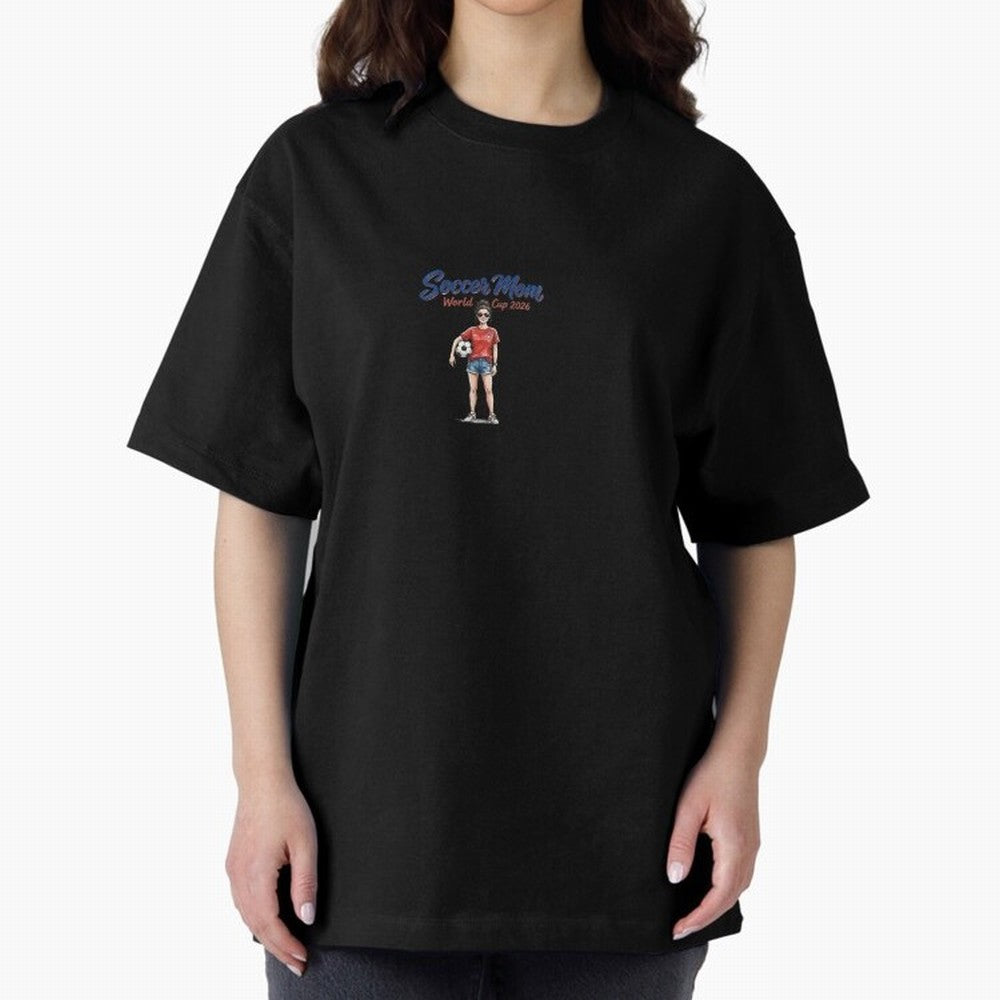Soccer Mom World Cup 2026 | Football Mom Illustration Classic T-Shirt Honor FIFA World Cup 2026 Group Stage Spirit, Celebrating Germany, Neymar, Stadium Chants, National Pride, Trophy Dreams and Unforgettable Football Memories; Great for Watch