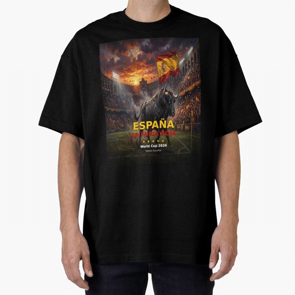 Espa?a La Furia Roja - World Cup 2026 Soccer Fan Tee Classic T-Shirt Step into FIFA World Cup 2026 Group Stage for Fans of Haaland and Mbappe and Portugal, Bringing Classic Soccer Heritage, Championship Pressure, Fan Loyalty and International