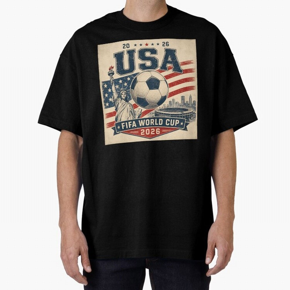 USA WORLD CUP 2026 Classic T-Shirt Join Global Football Passion for FIFA World Cup 2026 USA Canada Mexico, Featuring Messi, Germany, Game Day Rituals, Football Legends, Country Pride and the Road to the Final; Built for Supporters Chasing Trophy