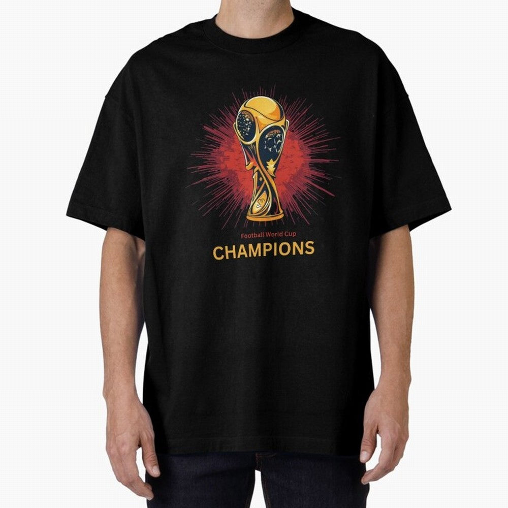 Football World Cup Champions Trophy - Vintage Soccer Victory Classic T-Shirt Support Your Favorite Stars during Global Football Passion for FIFA World Cup 2026 Group Stage, Connected to Cristiano Ronaldo, France, Retro Football Energy, Iconic