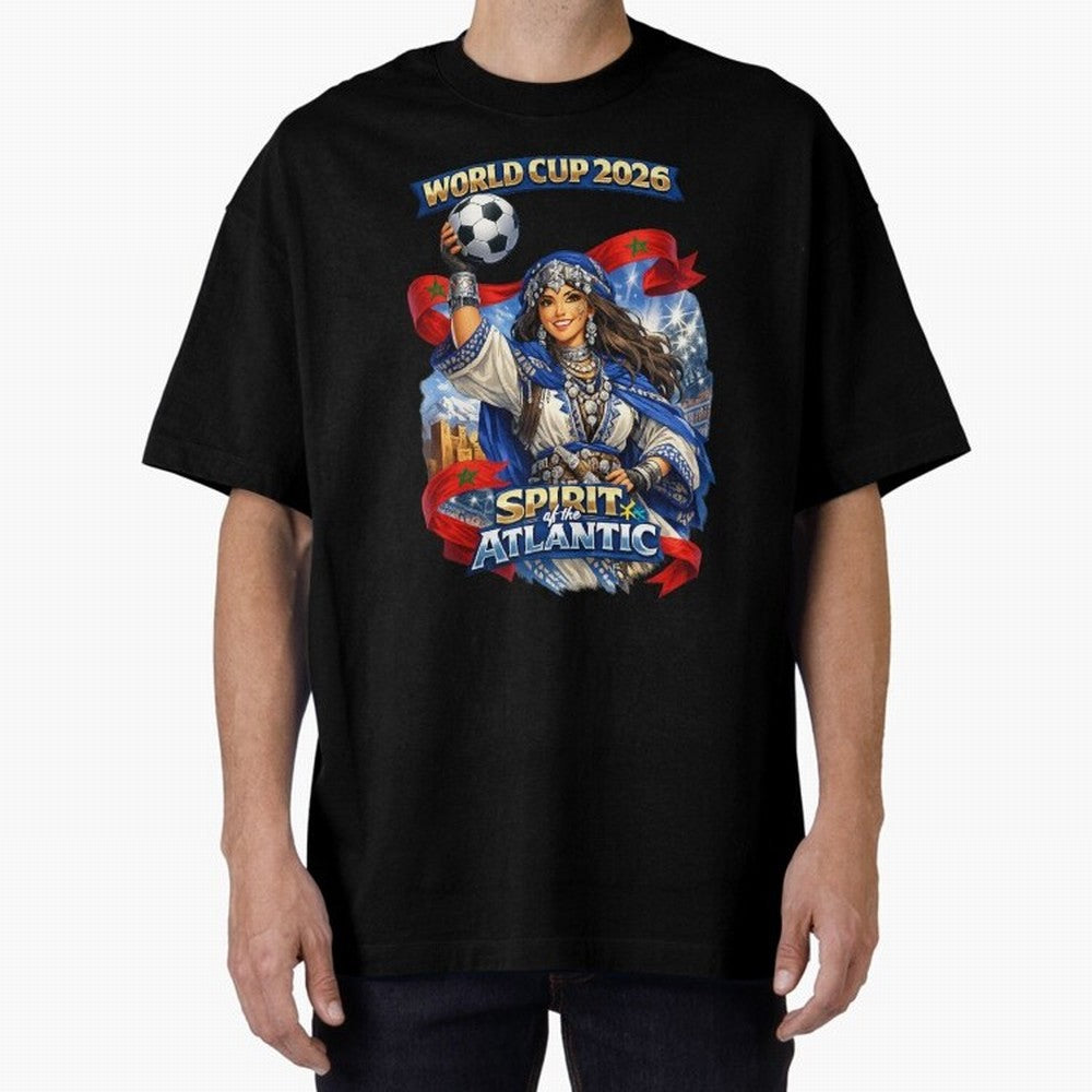 Moroccan World Cup 2026 Spirit Classic T-Shirt Back Your Heroes with FIFA World Cup 2026 Group Stage for Fans of CR7 and Argentina, Bringing Stadium Memories, Football Loyalty, International Chants and Championship Tradition; Great for Supporters