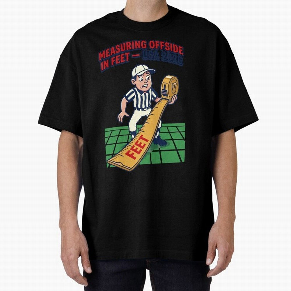 Measuring Offside in Feet ¡ª USA 2026 V1 Classic T-Shirt Show Your Stadium Side during Match Day Hype around FIFA World Cup 2026 USA Canada Mexico, CR7 and Messi, England, Supporter Pride, Iconic Celebrations, Legendary Names and Global Match Day