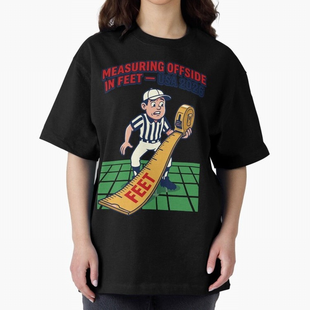 Measuring Offside in Feet ¡ª USA 2026 V1 Classic T-Shirt Show Your Stadium Side during Match Day Hype around FIFA World Cup 2026 USA Canada Mexico, CR7 and Messi, England, Supporter Pride, Iconic Celebrations, Legendary Names and Global Match Day