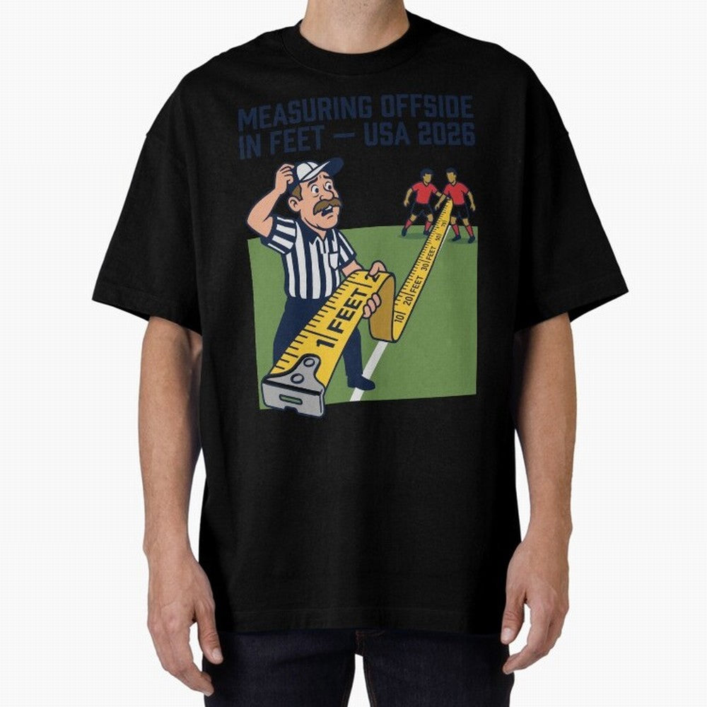 Measuring Offside in Feet ¡ª USA 2026 V3 Classic T-Shirt Celebrate National Team Dreams in FIFA World Cup 2026 USA Canada Mexico for Fans of CR7 and Messi and Spain, Bringing Sports Nostalgia, International Competition, Famous Players and