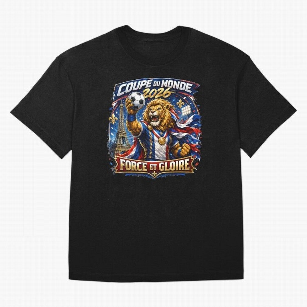 France Lion World Cup 2026 Classic T-Shirt Honor the Football Icons of the FIFA World Cup 2026 Journey through Messi, CR7 and Mbappe Highlights, Argentina and Brazil Pride, Supporter Pride, Iconic Celebrations, Legendary Names and Global Match Day