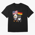 The American eagle and its friend the German eagle Classic T-Shirt Celebrate Supporters United by FIFA World Cup 2026 USA Canada Mexico for Fans of CR7 and England, France and Netherlands, Bringing Soccer Culture, Superstar Moments, National Team