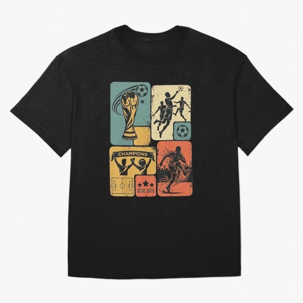 Retro World Cup 2026 Soccer Champion - Vintage Aesthetic Classic Football Shirt Design for Fans and Gift Classic T-Shirt Represent Fans Who Live for Global Football Passion for FIFA World Cup 2026, Capturing CR7, Germany, Football History, Final