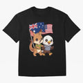 the Australian kangaroo and its friend the American eagle Classic T-Shirt Fuel the Hype around FIFA World Cup 2026 for Fans of Messi and Cristiano Ronaldo and Argentina, Bringing Fan Favorite Moments, National Team Passion, Big Match Drama and