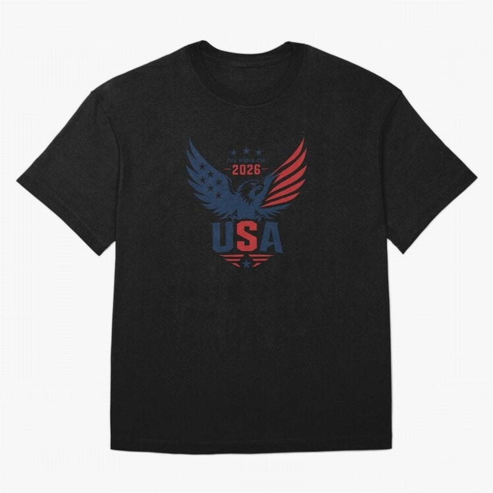 FIFA World Cup 2026 USA Eagle ¨C Patriotic Soccer Art Classic T-Shirt Cheer for FIFA World Cup 2026 Spirit, Made for France, Haaland and Mbappe, Worldwide Fan Energy, Dramatic Goals, Stadium Lights and Championship Celebrations; Made for Die Hard