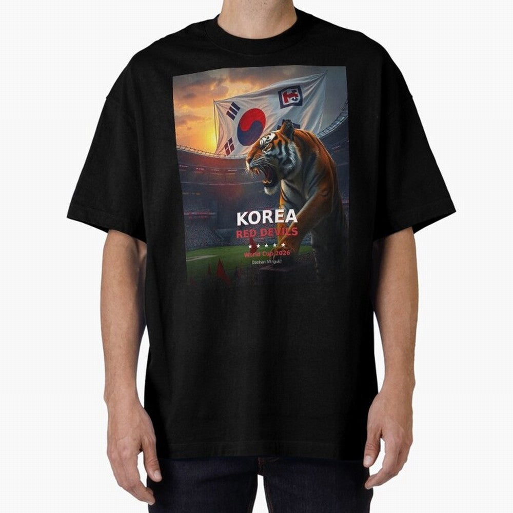 Korea Red Devils - World Cup 2026 Soccer Fan Tee Classic T-Shirt Spotlight FIFA World Cup 2026 Group Stage Connected to Neymar, England and Germany Energy, Goal Celebration Energy, Supporter Heritage, Football Icons and Worldwide Tournament Joy;