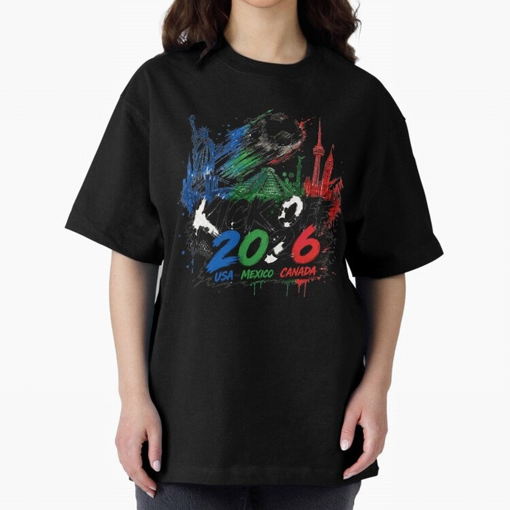 Kick Off 2026 USA Mexico Canada Soccer Graphic Classic T-Shirt Relive Legendary Nights from FIFA World Cup 2026 Group Stage Spirit, Made for Spain, Mbappe, Tournament Hype, Historic Matchups, Family Viewing Parties and Global Sports Pride; Ideal