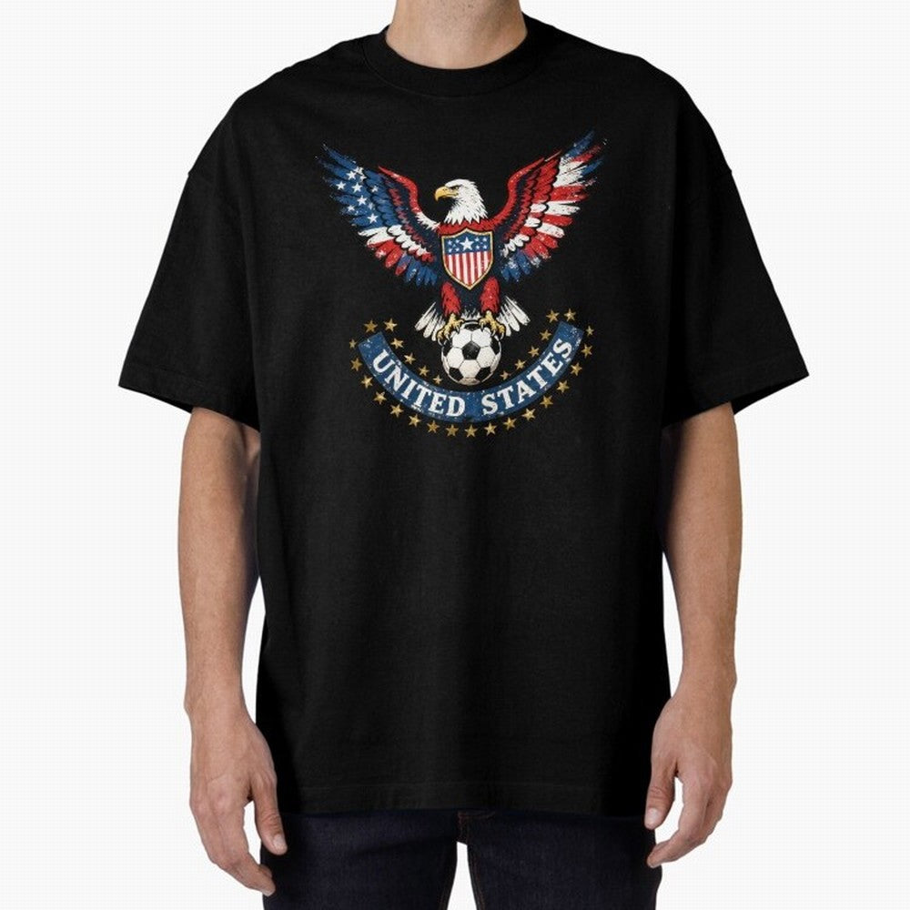 USA Soccer Eagle - United States Football Fan Classic T-Shirt Join the Global Buzz around Match Day Hype around FIFA World Cup 2026 Group Stage, Mbappe, Spain, Sports Nostalgia, International Competition, Famous Players and Unforgettable Victories;