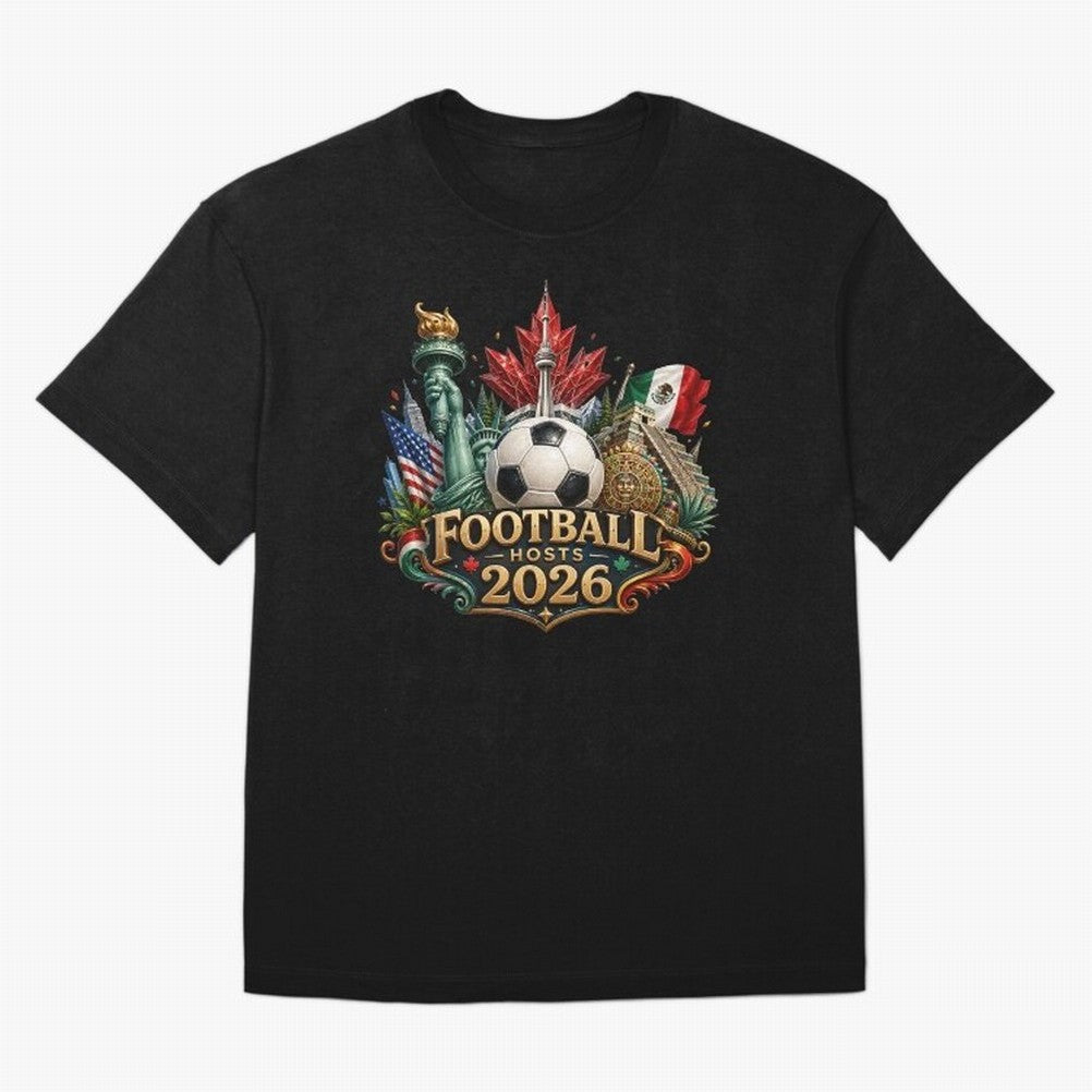 Road to 2026 USA Mexico Canada Soccer Design Classic T-Shirt Relive Legendary Nights from the FIFA World Cup 2026 Group Stage Journey through Messi, Neymar and Mbappe Highlights, Argentina Pride, Classic Soccer Heritage, Championship Pressure, Fan