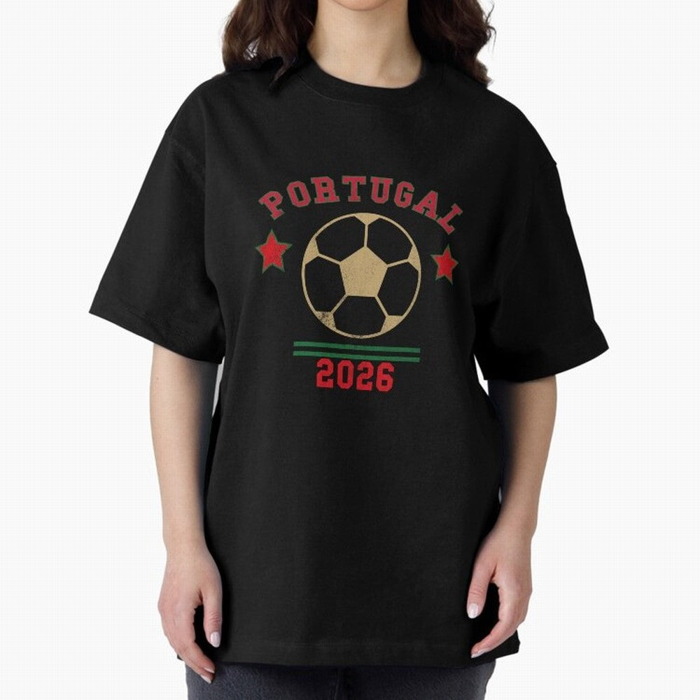Portugal 2026 ¡ª Vintage Soccer Tee Classic T-Shirt Celebrate Fan Culture around FIFA World Cup 2026 Group Stage Connected to Haaland and Mbappe, Brazil, Portugal and Argentina Energy, Stadium Memories, Football Loyalty, International Chants and