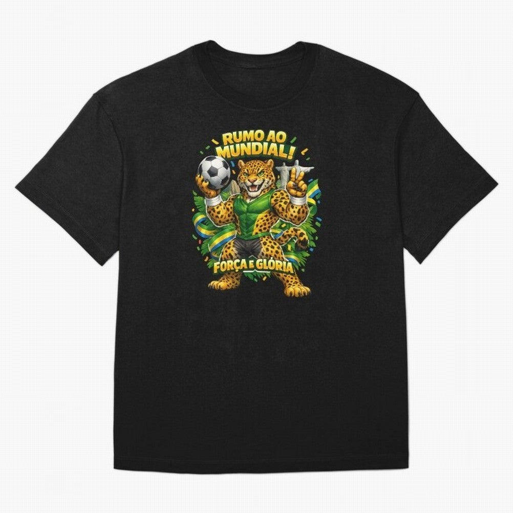 Brazil World Cup 2026 Jaguar Fan Art Classic T-Shirt Celebrate Global Football Passion for FIFA World Cup 2026, Inspired by Haaland, England and Germany, Supporter Pride, Iconic Celebrations, Legendary Names and Global Match Day Energy; Made for