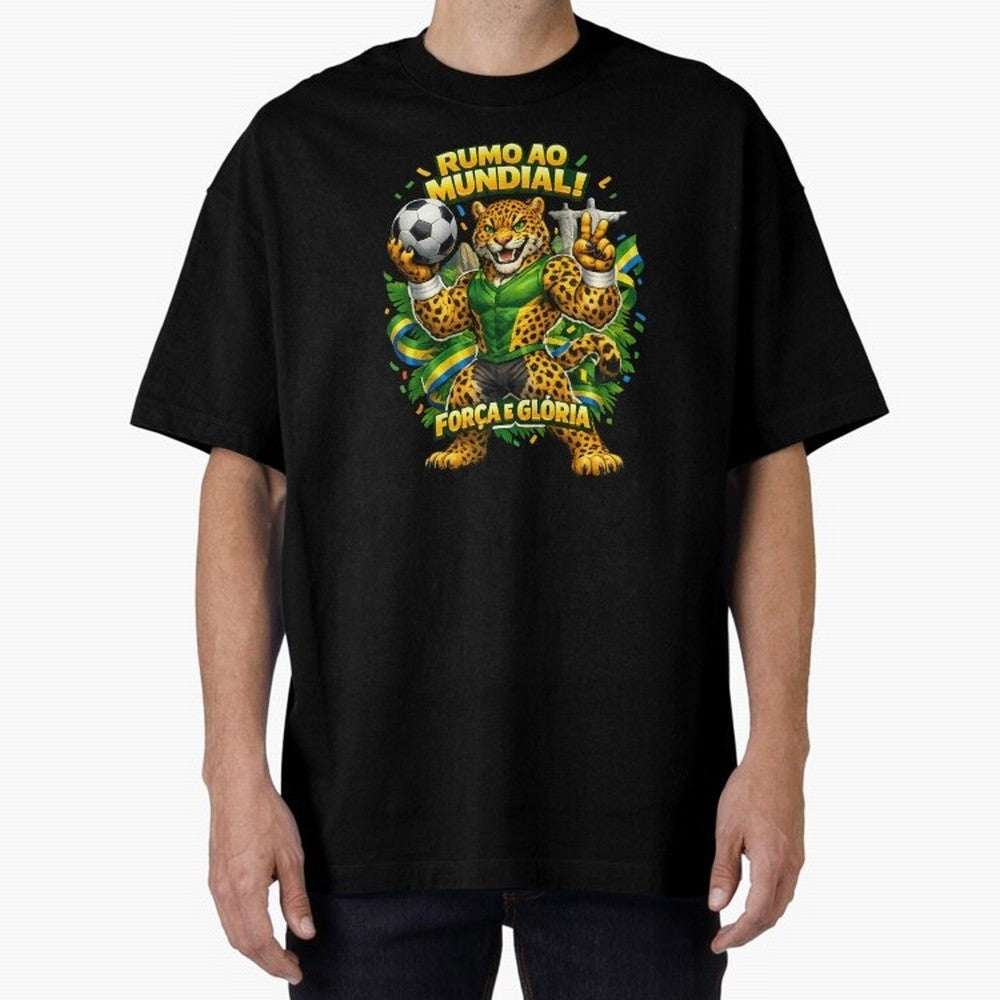 Brazil World Cup 2026 Jaguar Fan Art Classic T-Shirt Celebrate Global Football Passion for FIFA World Cup 2026, Inspired by Haaland, England and Germany, Supporter Pride, Iconic Celebrations, Legendary Names and Global Match Day Energy; Made for