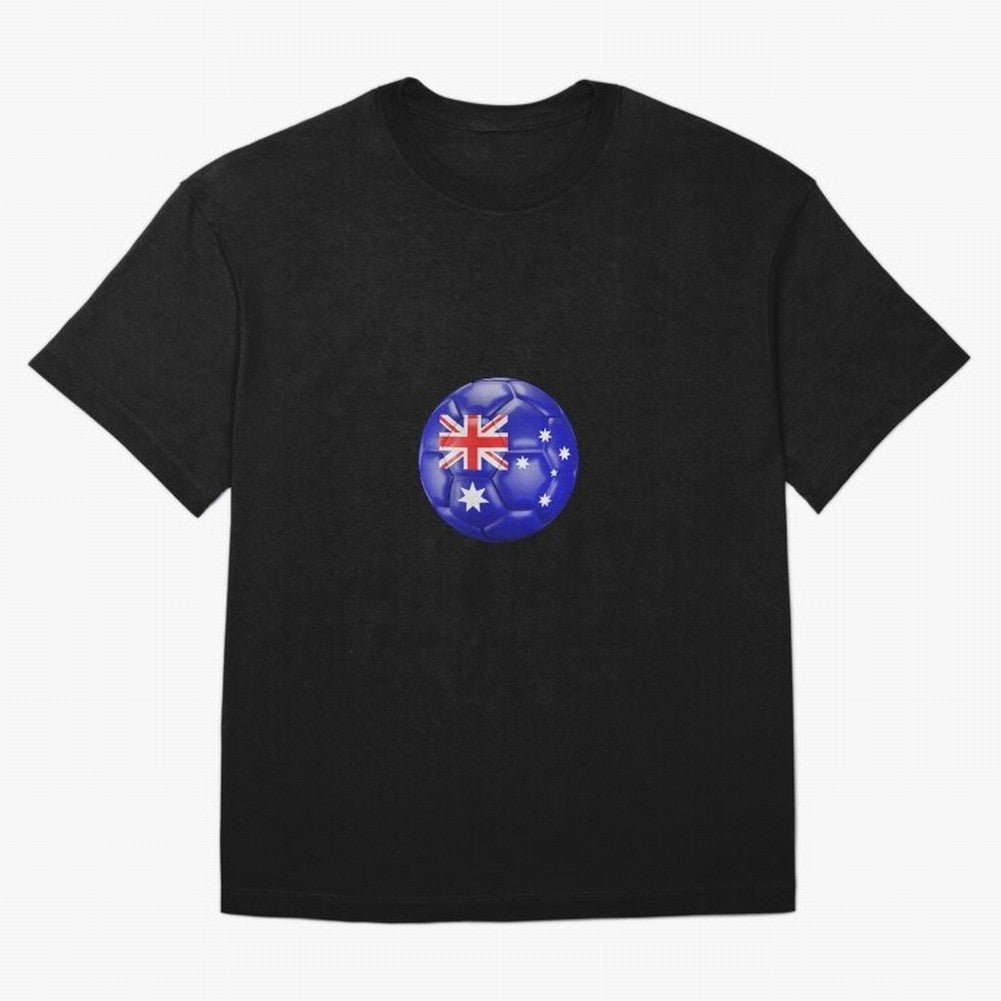 Australia Ball Classic T-Shirt Wear the Spirit of Match Day Hype around FIFA World Cup 2026 USA Canada Mexico, Haaland, Argentina and Brazil, Sports Nostalgia, International Competition, Famous Players and Unforgettable Victories; Built for