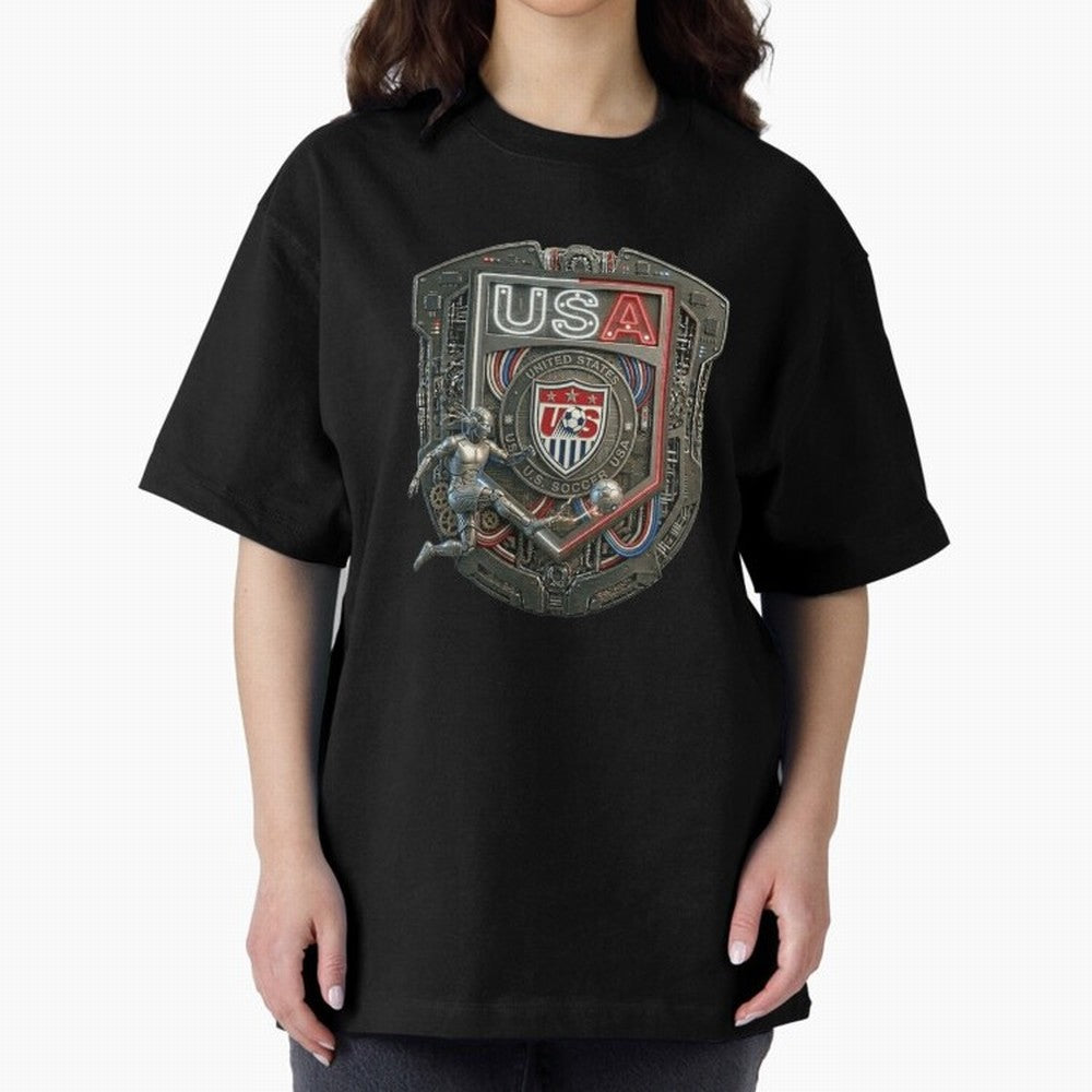 USA SOCCER SHIELD KICKING BALL Classic T-Shirt Bring Stadium Energy to the FIFA World Cup 2026 Journey through Cristiano Ronaldo, Haaland and CR7 Highlights, Brazil, Portugal and Argentina Pride, Game Day Rituals, Football Legends, Country Pride