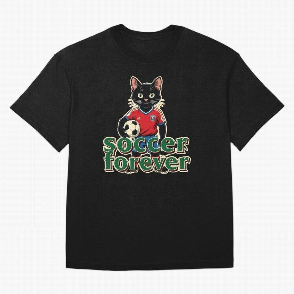 Soccer Forever Retro Cat Classic T-Shirt Celebrate the Next Chapter of Match Day Hype around FIFA World Cup 2026, Cristiano Ronaldo, Haaland and CR7, Portugal, Championship Spirit, Famous Goals, Roaring Crowds and International Football Unity;