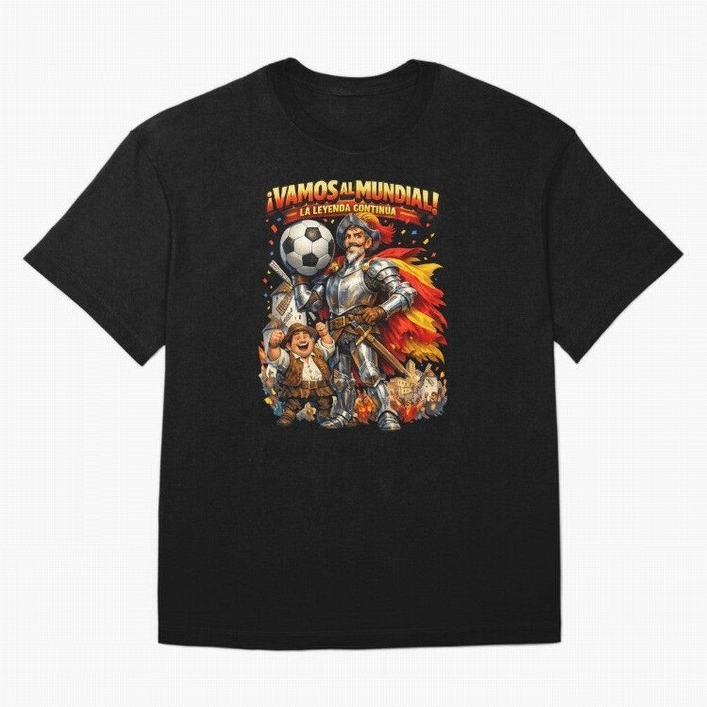 Spain World Cup 2026 Don Quixote Fan Shirt Classic T-Shirt Remember Iconic Moments from FIFA World Cup 2026 USA Canada Mexico Featuring Cristiano Ronaldo, Argentina Energy, Football Passion, Legendary Performances, Festival Vibes and Supporter