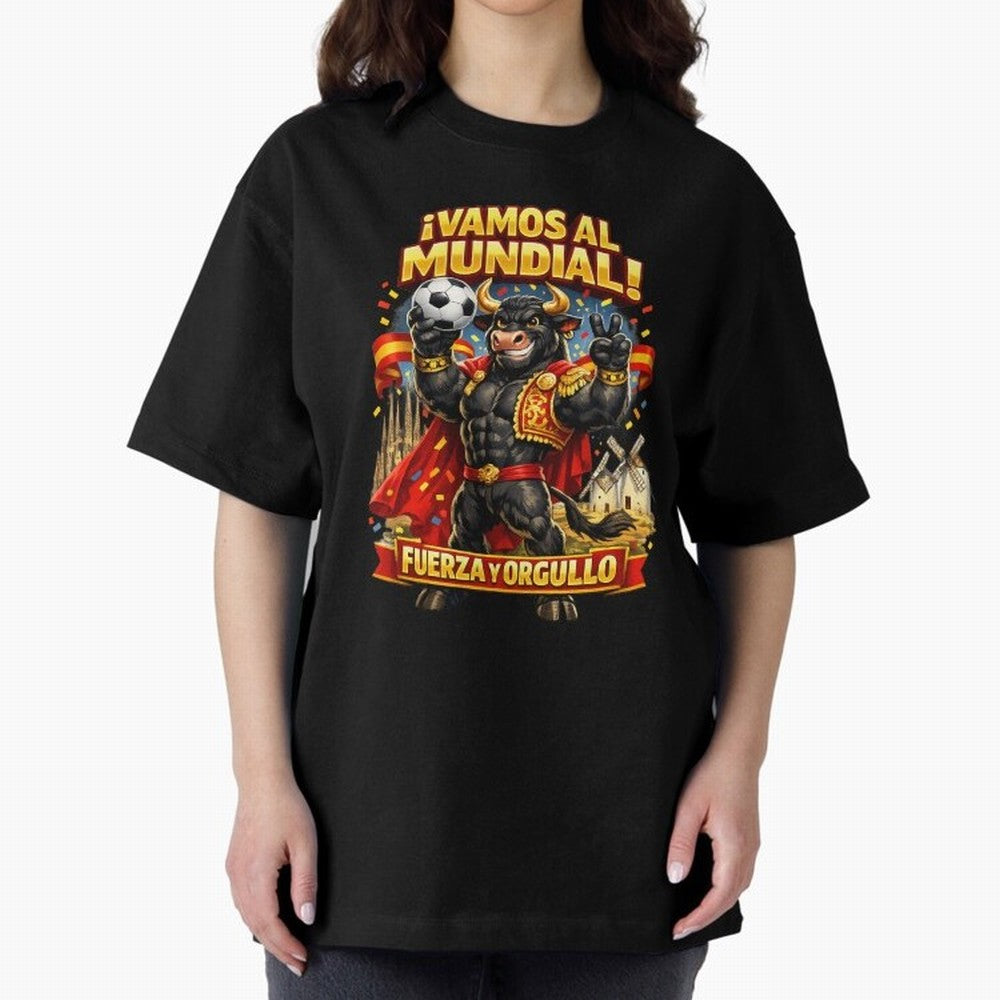 Spain World Cup 2026 Bull Fan Shirt Classic T-Shirt Honor Football Greatness during Match Day Hype around FIFA World Cup 2026 Group Stage, Cristiano Ronaldo, Haaland and CR7, Portugal, Spain and Germany, Champion Mindset, Group Stage Buzz, Knockout