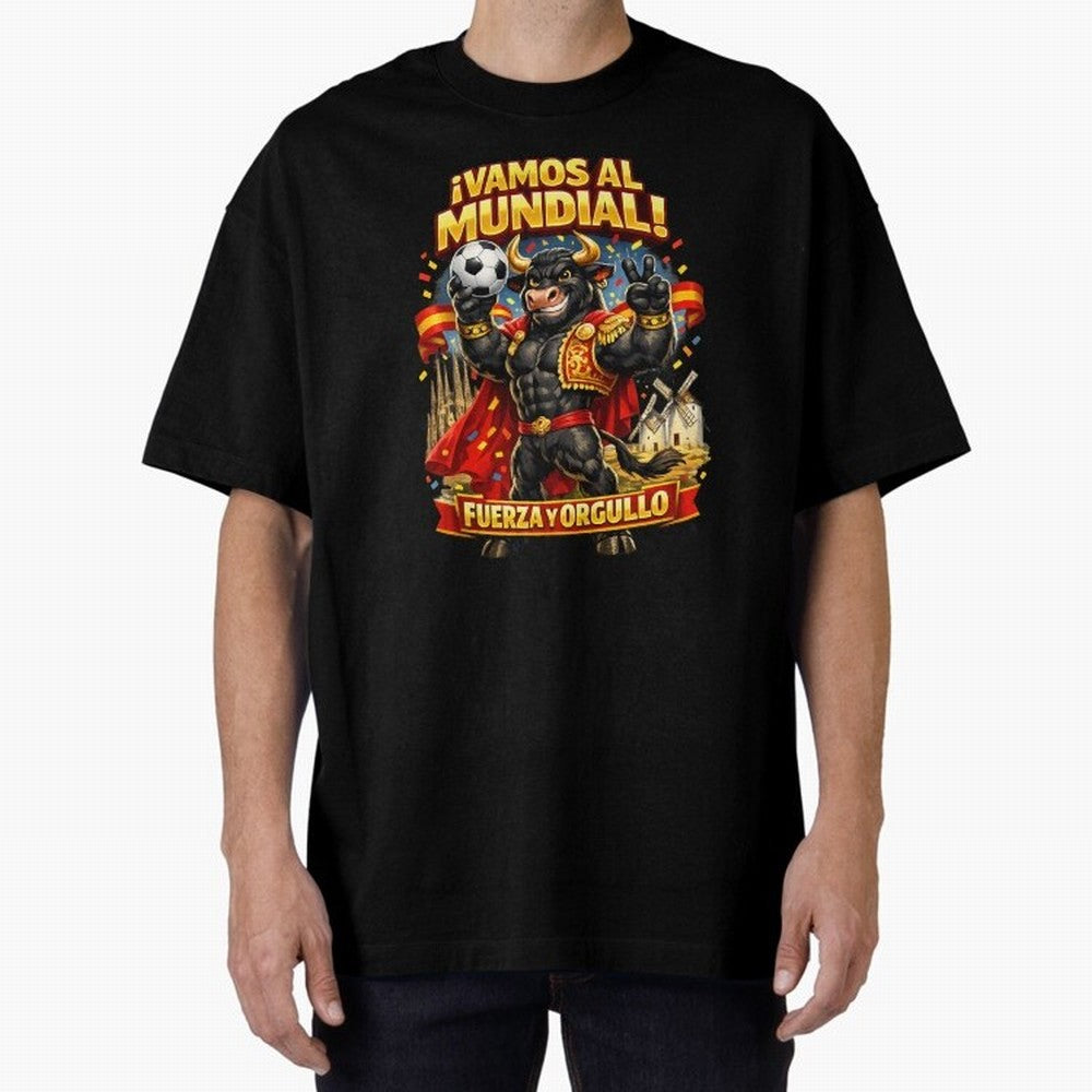 Spain World Cup 2026 Bull Fan Shirt Classic T-Shirt Honor Football Greatness during Match Day Hype around FIFA World Cup 2026 Group Stage, Cristiano Ronaldo, Haaland and CR7, Portugal, Spain and Germany, Champion Mindset, Group Stage Buzz, Knockout