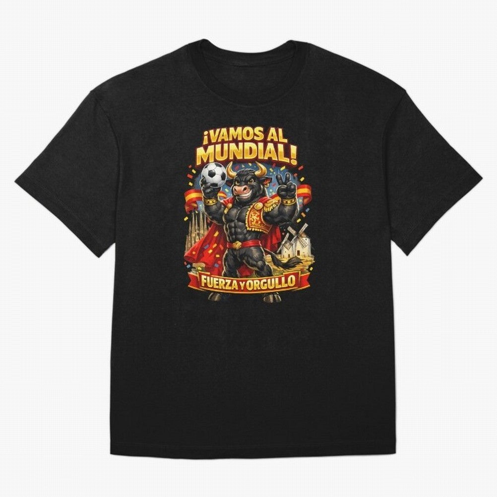 Spain World Cup 2026 Bull Fan Shirt Classic T-Shirt Honor Football Greatness during Match Day Hype around FIFA World Cup 2026 Group Stage, Cristiano Ronaldo, Haaland and CR7, Portugal, Spain and Germany, Champion Mindset, Group Stage Buzz, Knockout