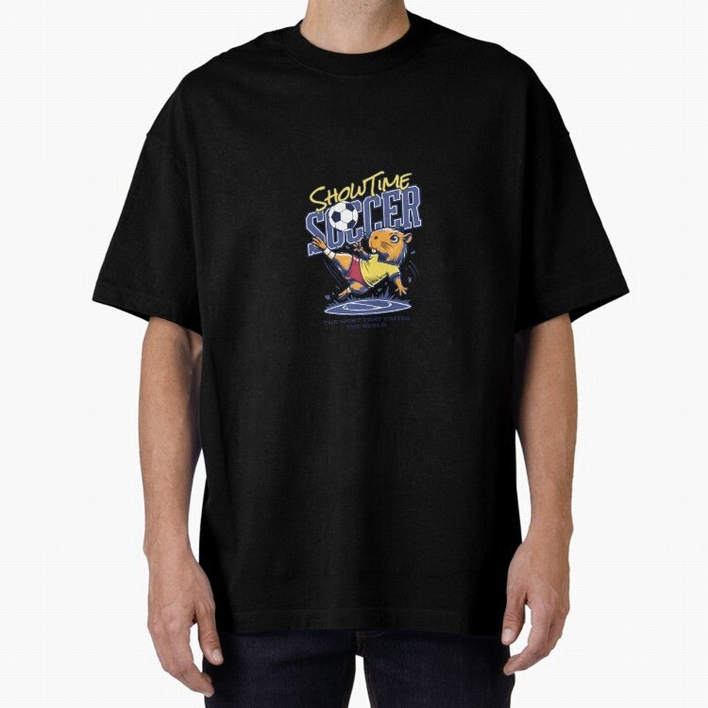 Capybara Soccer Showdown - Showtime World Cup Classic T-Shirt Relive the Noise and Pride of the FIFA World Cup 2026 Journey through Messi, Neymar and Mbappe Highlights, England, France and Netherlands Pride, Vintage Soccer Flavor, Modern Football