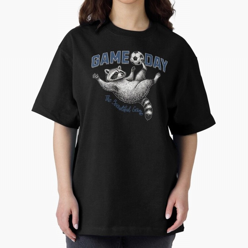 Raccoon Soccer Game Day The Beautiful Game Classic T-Shirt Carry the Colors and Pride of FIFA World Cup 2026 USA Canada Mexico for Fans of Cristiano Ronaldo, Haaland and CR7 and England, France and Netherlands, Bringing Football History, Final