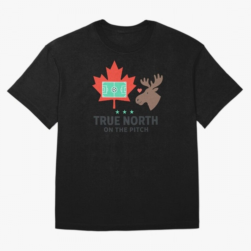 True North on the Pitch Classic T-Shirt Turn Up for Global Football Passion for FIFA World Cup 2026, Filled with Haaland, Portugal, Spain and Germany, Goal Celebration Energy, Supporter Heritage, Football Icons and Worldwide Tournament Joy; Perfect