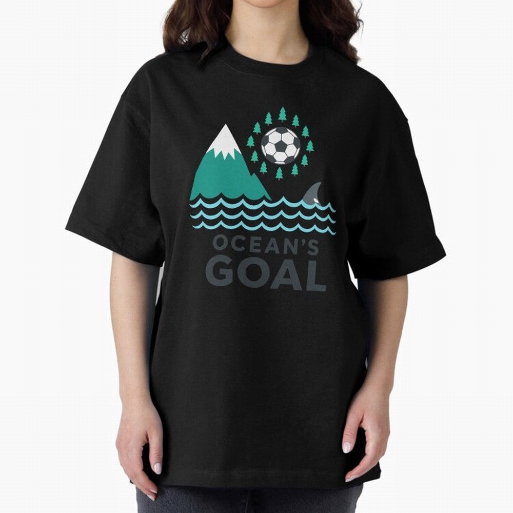 Ocean's Goal Classic T-Shirt Bring Stadium Energy to Global Football Passion for FIFA World Cup 2026, Celebrating CR7 and Messi, Spain and Netherlands, Champion Mindset, Group Stage Buzz, Knockout Tension and Passionate Fan Culture; Great for