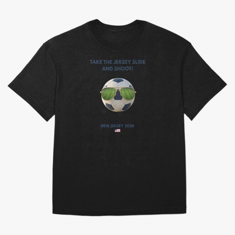 WC26 Hosting City: New Jersey | Fun and Smart Soccer Fan Gear Classic T-Shirt Experience the Global Stage of FIFA World Cup 2026 USA Canada Mexico Spirit, Driven by Spain and Netherlands, Cristiano Ronaldo, Soccer Culture, Superstar Moments,