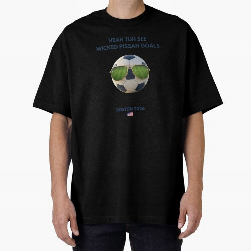 WC26 Hosting City: Boston | Fun and Smart Soccer Fan Gear Classic T-Shirt Turn Football Passion into the FIFA World Cup 2026 Group Stage Journey through Messi and Cristiano Ronaldo Highlights, England Pride, Classic Soccer Heritage, Championship