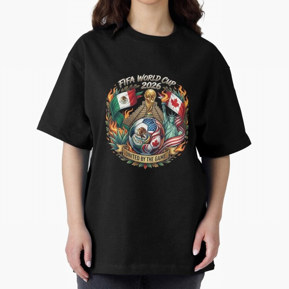 United By The Game 2026 Art Classic T-Shirt Carry the Colors and Pride of FIFA World Cup 2026 Group Stage for Fans of CR7 and Messi and Germany, Bringing Worldwide Fan Energy, Dramatic Goals, Stadium Lights and Championship Celebrations; Perfect