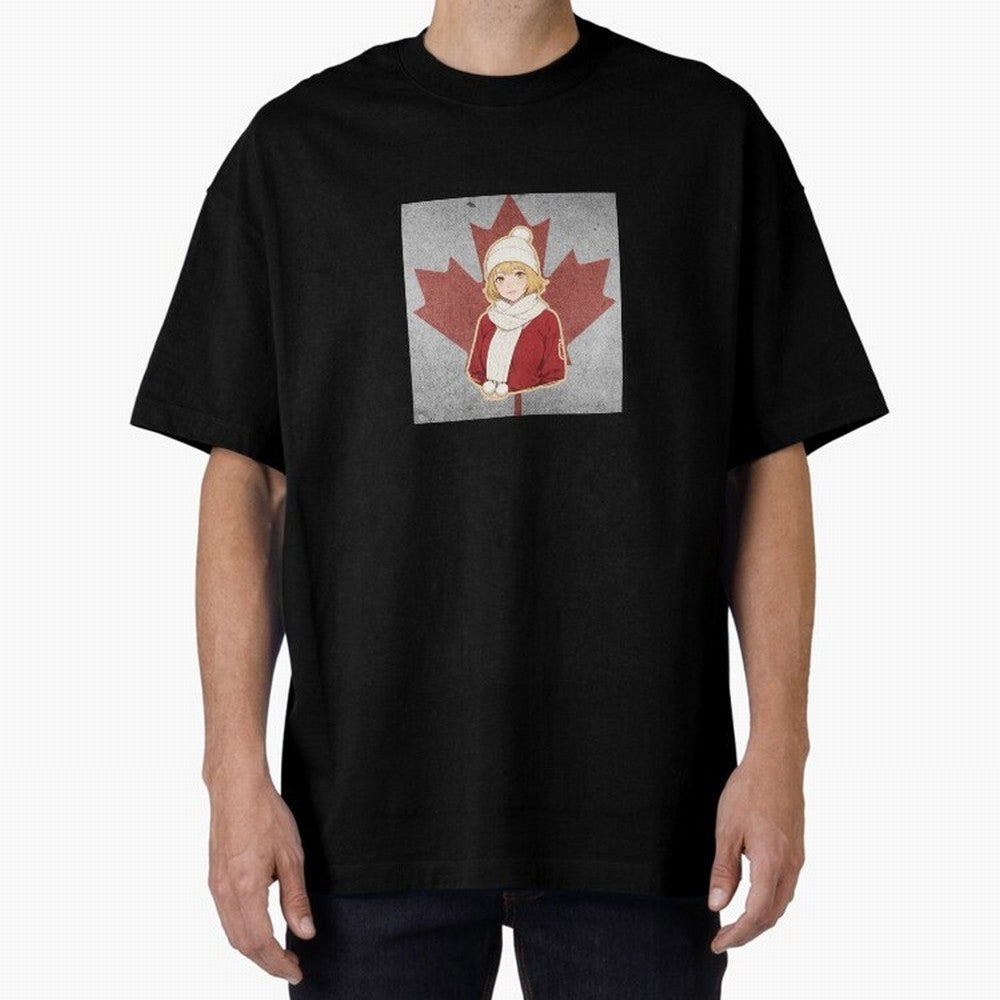 Canada Anime Football Fan Girl World Cup Edition Classic T-Shirt Show Love for Legendary Goals in the FIFA World Cup 2026 Journey through Messi, CR7 and Mbappe Highlights, England and Germany Pride, Fan Favorite Moments, National Team Passion, Big