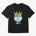 Argentina Football Champion Crown 2026 Classic T-Shirt Turn Up for Global Football Passion for FIFA World Cup 2026 Group Stage, Connected to Neymar, Haaland and Cristiano Ronaldo, France, Soccer Culture, Superstar Moments, National Team Dreams and
